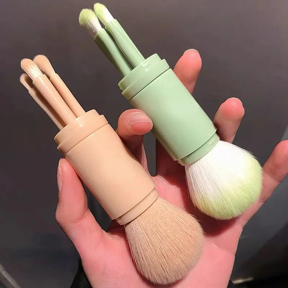 4-in-1 Portable Makeup Brush Set