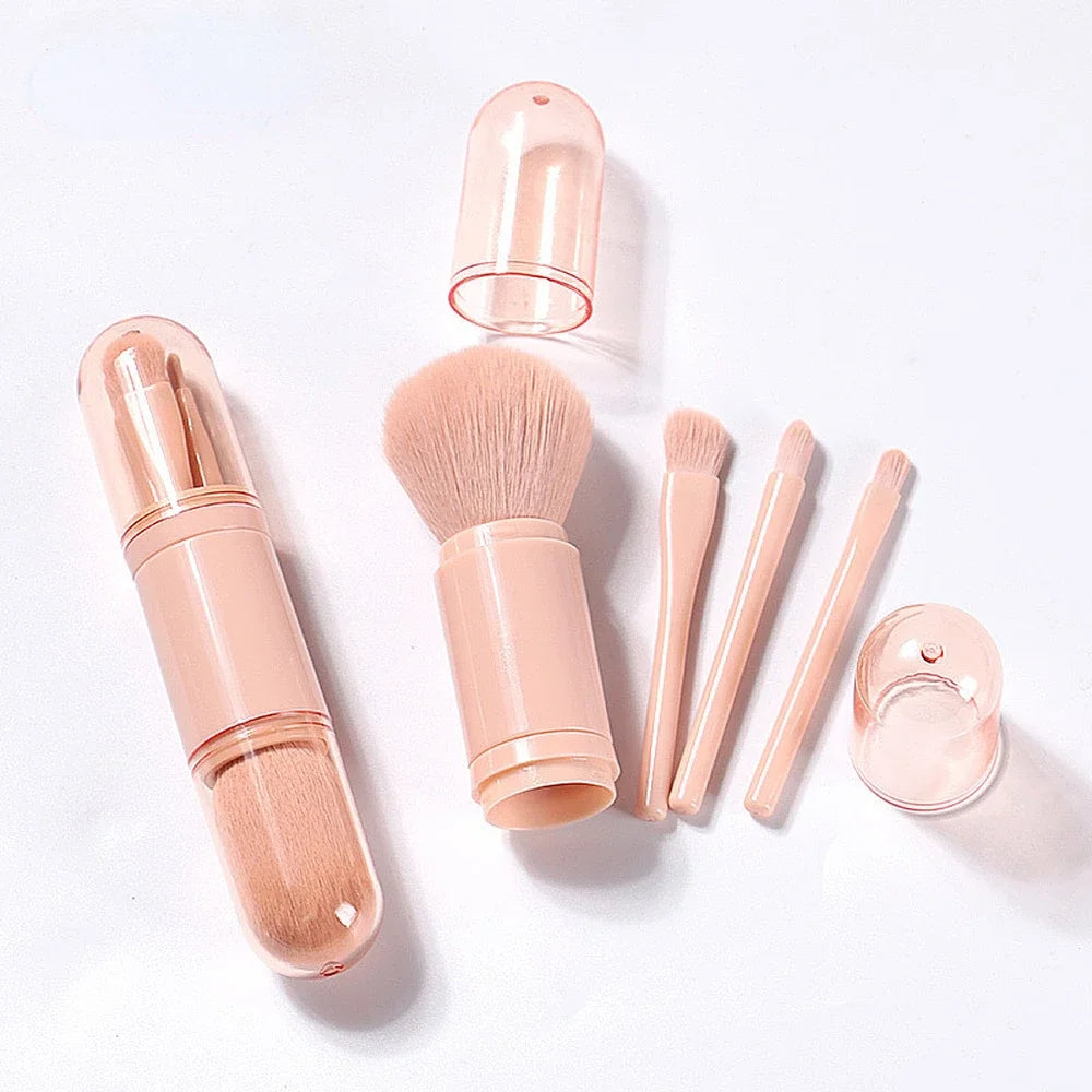 4-in-1 Portable Makeup Brush Set
