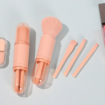 4-in-1 Portable Makeup Brush Set